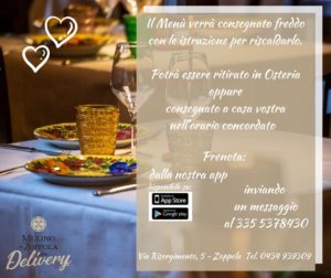 Menu delivery San Valentino
